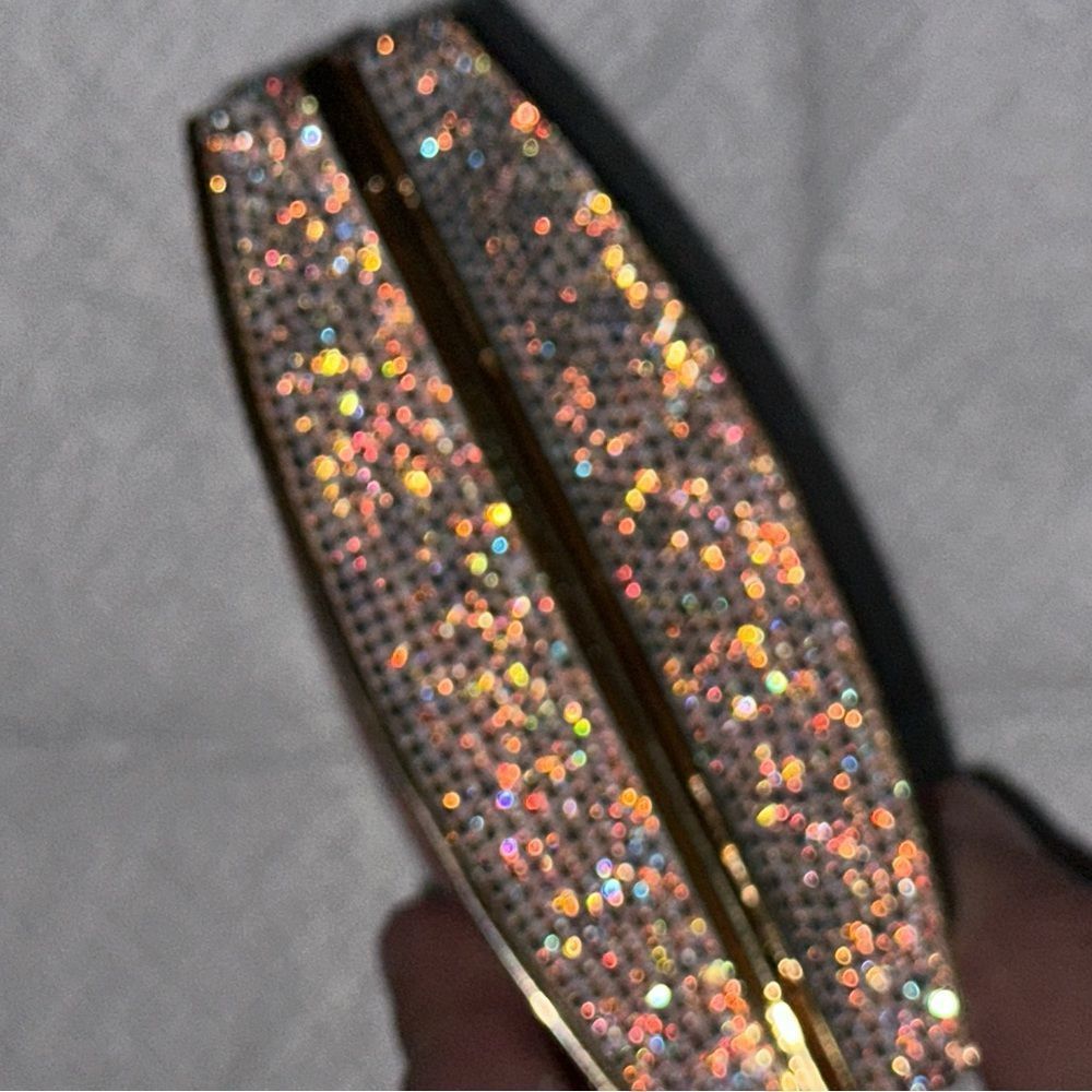 RARE JUDITH LEIBER SWAROVSKI CRYSTAL PAVE MINAUDIERE CLUTCH Vintage, collectors - Picture 5 of 17
